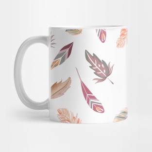 Free Spirit feather pattern Mug